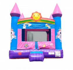 13'x13' Pink Unicorn Castle Bounce House