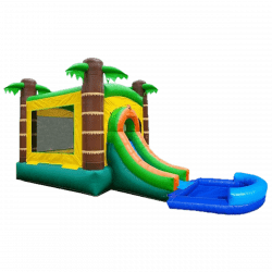 Tropical Slide Bounce House - Wet/Dry