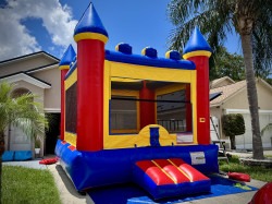 Red & Blue Castle Bounce House Red & Blue Castle Bounce House